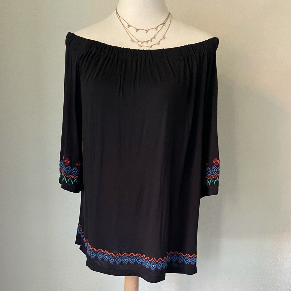 Ann Taylor Loft Off Shoulder Top - Picture 4 of 12